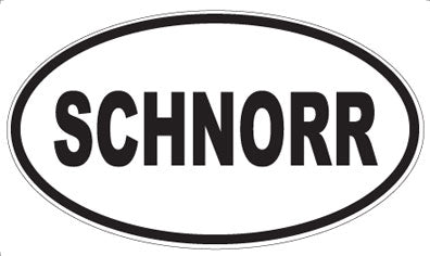 SCHNORR - Oval Magnet