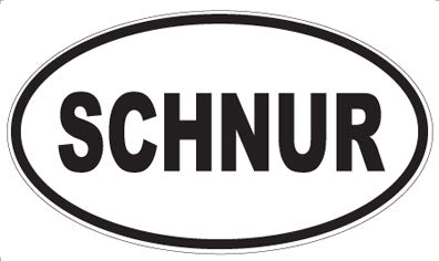 SCHNUR - Oval Magnet