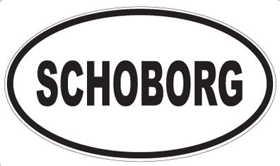 SCHOBORG - Oval Sticker