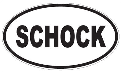 SCHOCK - Oval Magnet
