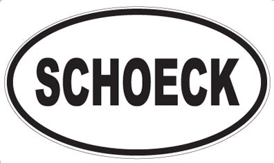 SCHOECK - Oval Magnet