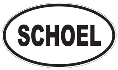 SCHOEL - Oval Magnet
