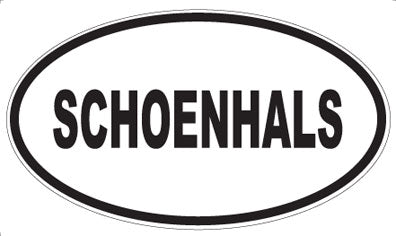 SCHOENHALS - Oval Sticker