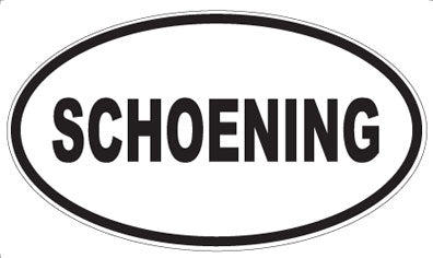 SCHOENING - Oval Magnet