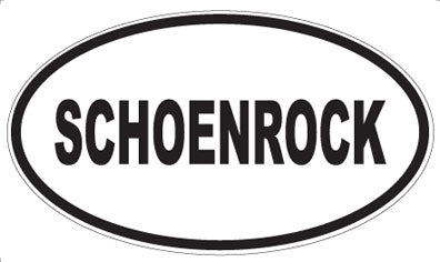 SCHOENROCK - Oval Magnet