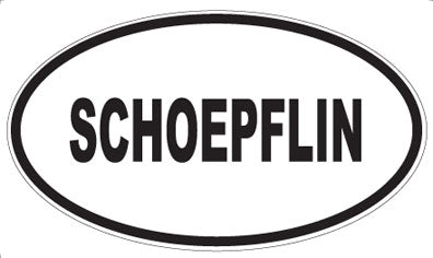 SCHOEPFLIN - Oval Magnet