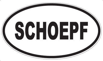 SCHOEPF - Oval Magnet