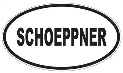 SCHOEPPNER - Oval Magnet