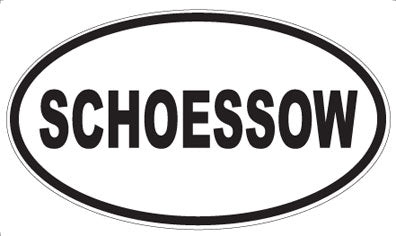SCHOESSOW - Oval Magnet
