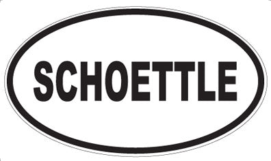 SCHOETTLE - Oval Sticker