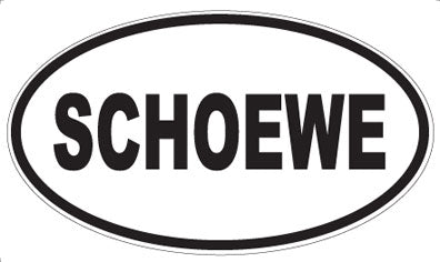 SCHOEWE - Oval Magnet