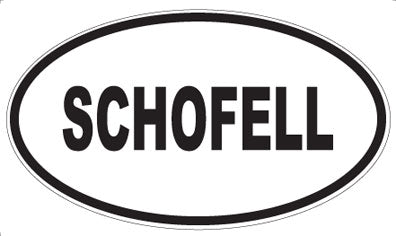 SCHOFELL - Oval Magnet