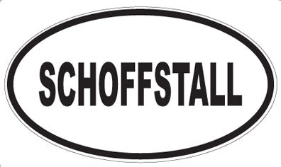 SCHOFFSTALL - Oval Magnet