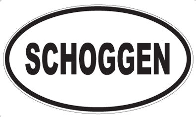 SCHOGGEN - Oval Magnet