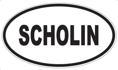 SCHOLIN - Oval Magnet