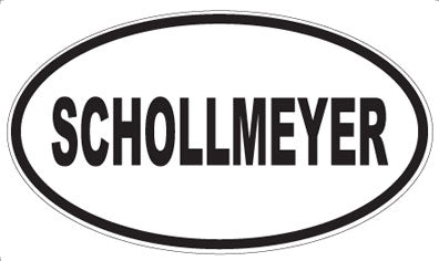 SCHOLLMEYER - Oval Magnet