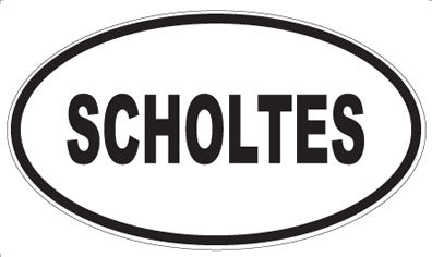 SCHOLTES - Oval Magnet