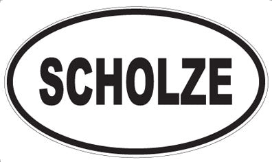 SCHOLZE - Oval Magnet