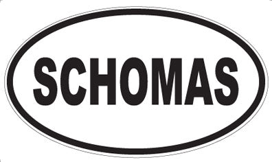 SCHOMAS - Oval Sticker