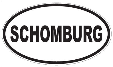 SCHOMBURG - Oval Magnet