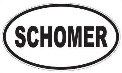 SCHOMER - Oval Magnet
