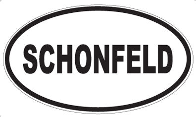 SCHONFELD - Oval Magnet