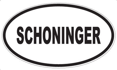 SCHONINGER - Oval Magnet
