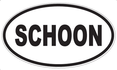 SCHOON - Oval Magnet