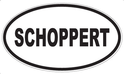 SCHOPPERT - Oval Sticker