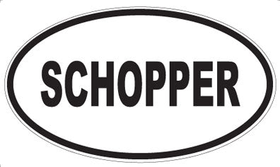 SCHOPPER - Oval Magnet
