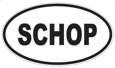 SCHOP - Oval Magnet