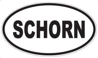 SCHORN - Oval Magnet