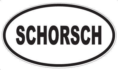 SCHORSCH - Oval Sticker