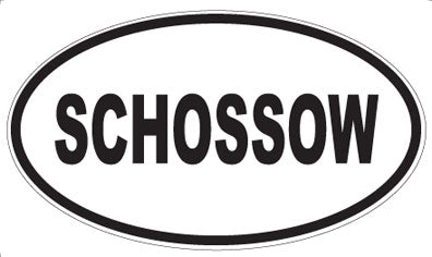 SCHOSSOW - Oval Magnet