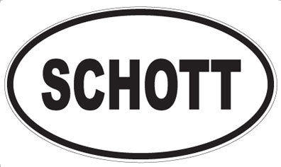 SCHOTT - Oval Sticker