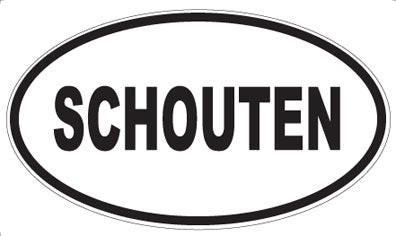 SCHOUTEN - Oval Sticker