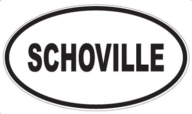 SCHOVILLE - Oval Sticker
