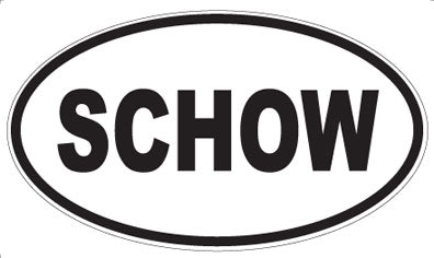 SCHOW - Oval Magnet