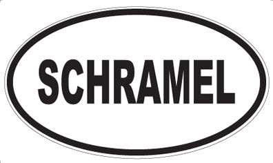 SCHRAMEL - Oval Sticker