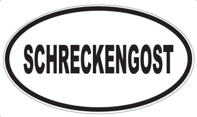 SCHRECKENGOST - Oval Magnet