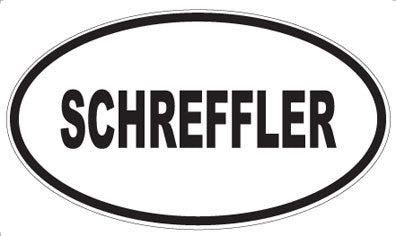 SCHREFFLER - Oval Magnet