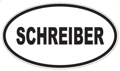 SCHREIBER - Oval Magnet