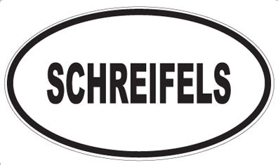 SCHREIFELS - Oval Sticker