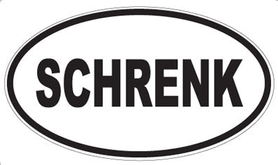 SCHRENK - Oval Magnet