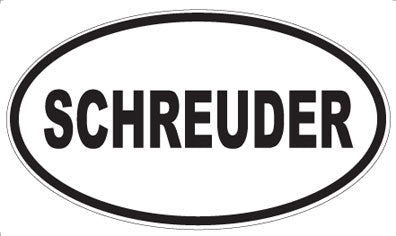 SCHREUDER - Oval Magnet