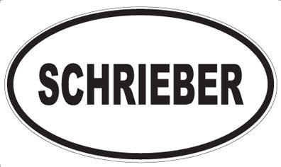 SCHRIEBER - Oval Magnet