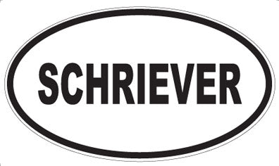 SCHRIEVER - Oval Magnet