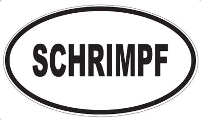 SCHRIMPF - Oval Sticker