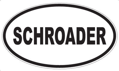 SCHROADER - Oval Magnet