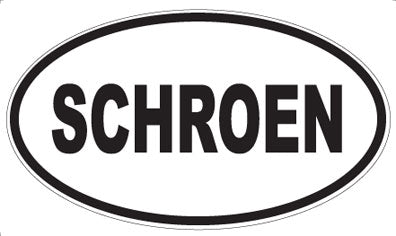 SCHROEN - Oval Magnet
